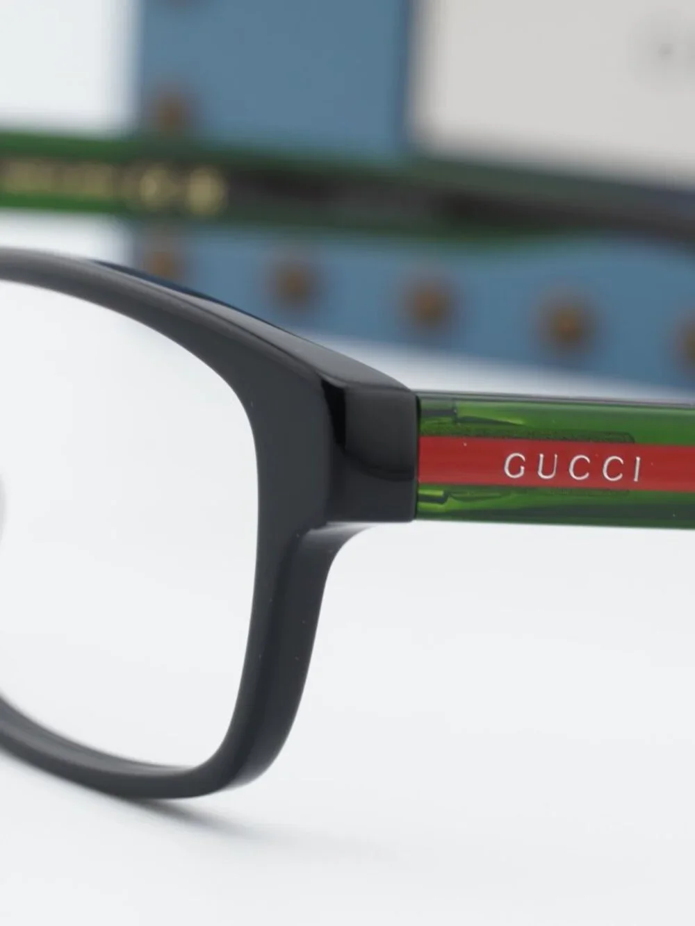 Gucci GG0006OAN 002 Rectangle Eyeglasses 55mm - Black